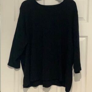 Kim Rogers Black Cotton Top
